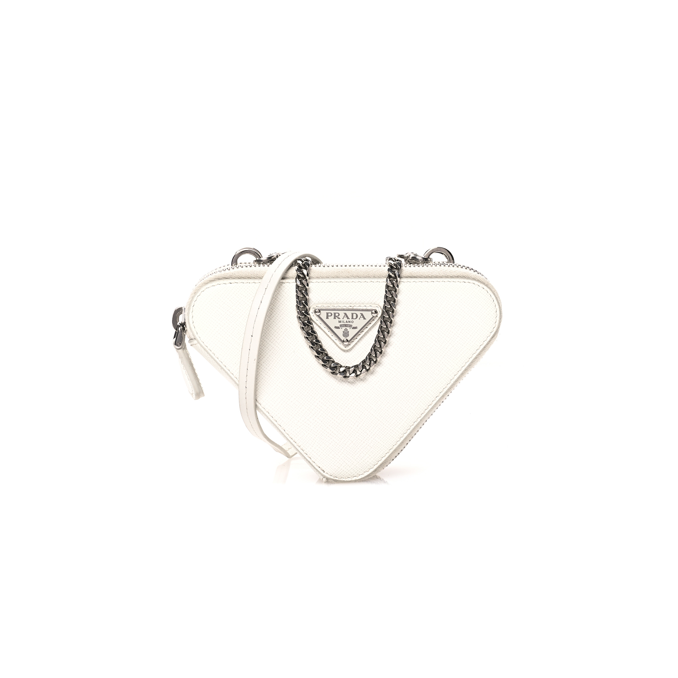 PRADA SAFFIANO LEATHER MINI POUCH 1NR015  (15*10cm)